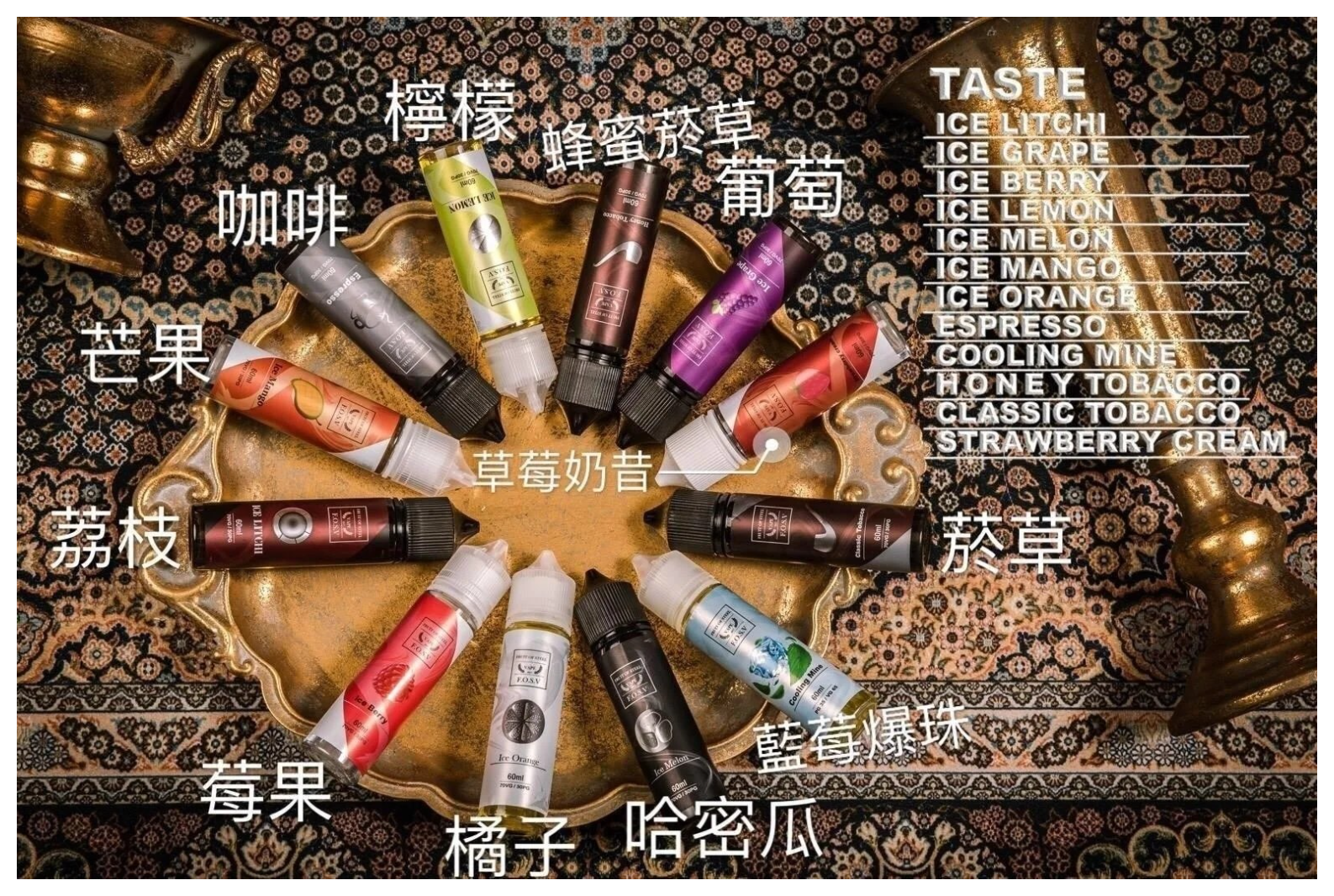 FRUIT OF STEEL鋼鐵果電子煙大煙油美國原裝進口60ML