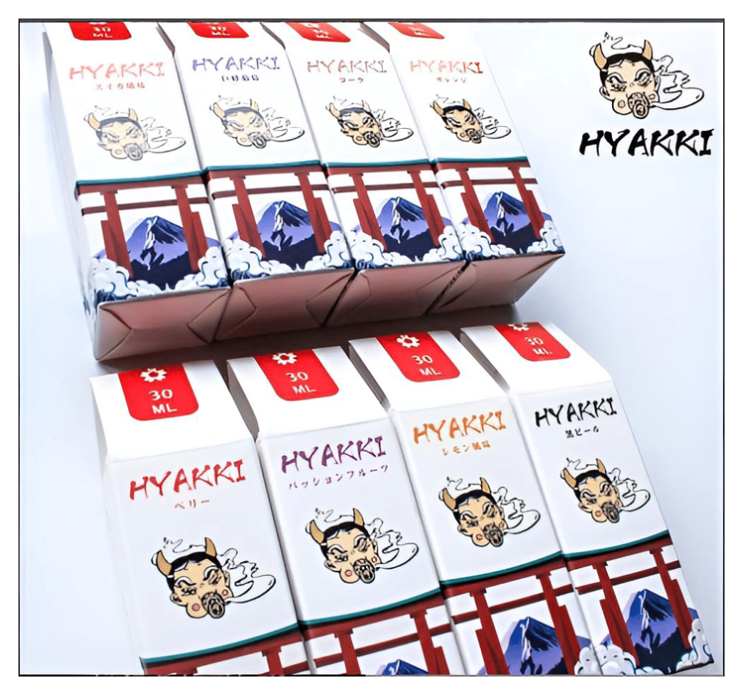 HYAKKI電子煙哈亞齊日系進口小煙油30ML台灣現貨