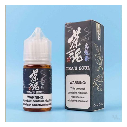 茶魂電子菸煙油TEA`S SOUL蜜桃烏龍鐵觀音烏龍茶碧螺春