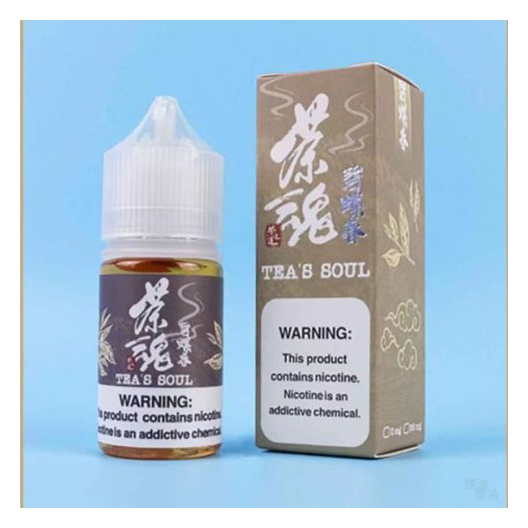茶魂電子菸煙油TEA`S SOUL蜜桃烏龍鐵觀音烏龍茶碧螺春