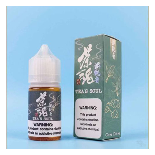 茶魂電子菸煙油TEA`S SOUL蜜桃烏龍鐵觀音烏龍茶碧螺春
